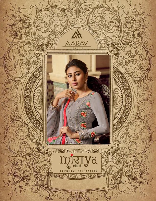 Aarav Trendz Miraya Vol 16 Real Georgette With Embroidery Wo...