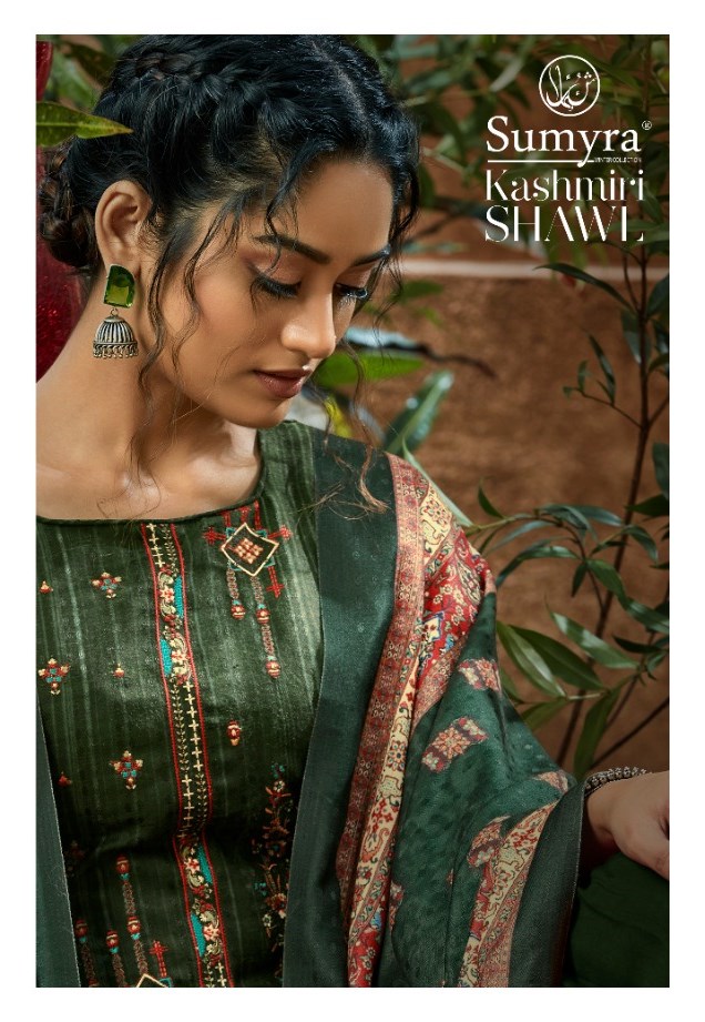 Radhika Fashion Sumyra Kashmiri Shawl Printed Pure Pashmina ...