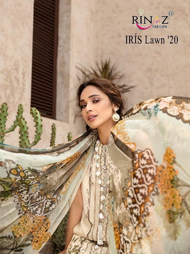 Rinaz Fashion Iris Lawn 20 Digital Printed Jam Silk With Emb...