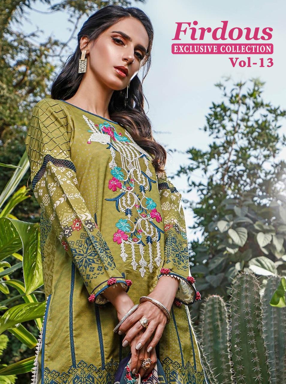 Shree Fabs Firdous Exclusive Collection Vol 13 Printed Pure ...