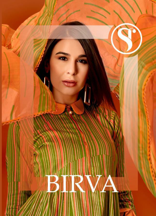 Sweety Fashion Birva Printed Cotton Satin Dress Material Col...