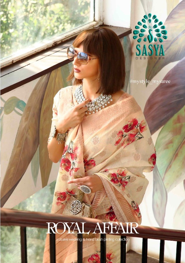 Sasya Designer Royal Affair Digital Printed Pure Cotton With...