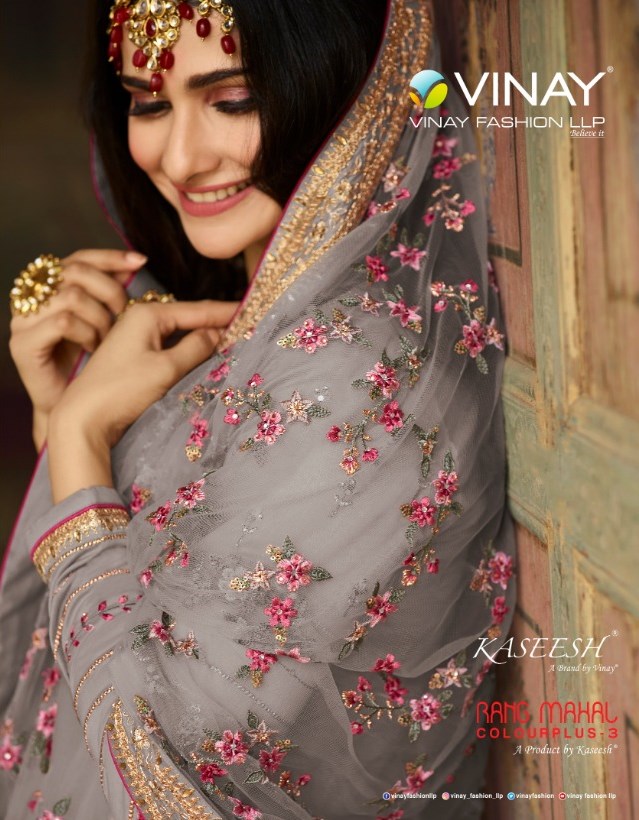 Vinay Fashion Kaseesh Rang Mahal Color Plus Vol 3 Designer E...