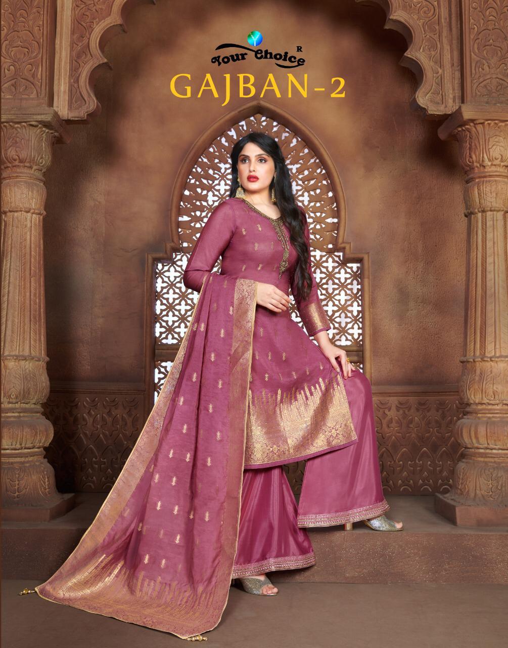 Your Choice Gajban Vol 2 Pure Modal Silk Banarasi Jacquard D...