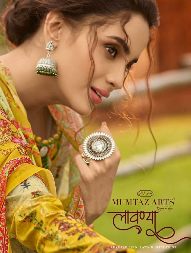 Mumtaz Arts Lavanya Pure Pakistani Lawn Cotton Printed Dress...