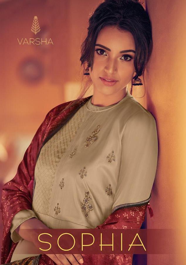 Varsha Fashion Sophia Designer Self Woven Pure Pashmina With...