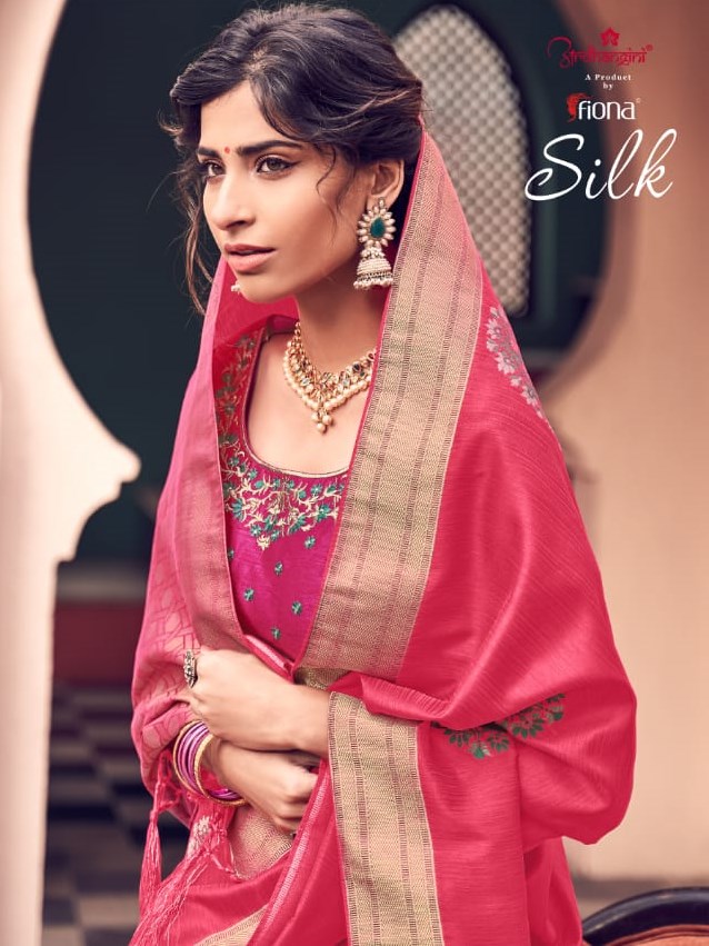 Fiona Ardhangini Silk Designer Heavy Banarasi Silk Sarees Co...