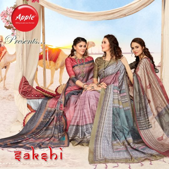 Apple Sarees Sakshi Vol 3 Digital Printed Manipuri Silk Sare...