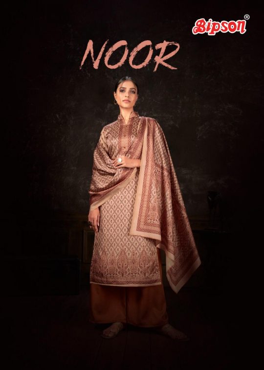 Bipson Noor Digital Printed Tusser Silk Dress Material Colle...