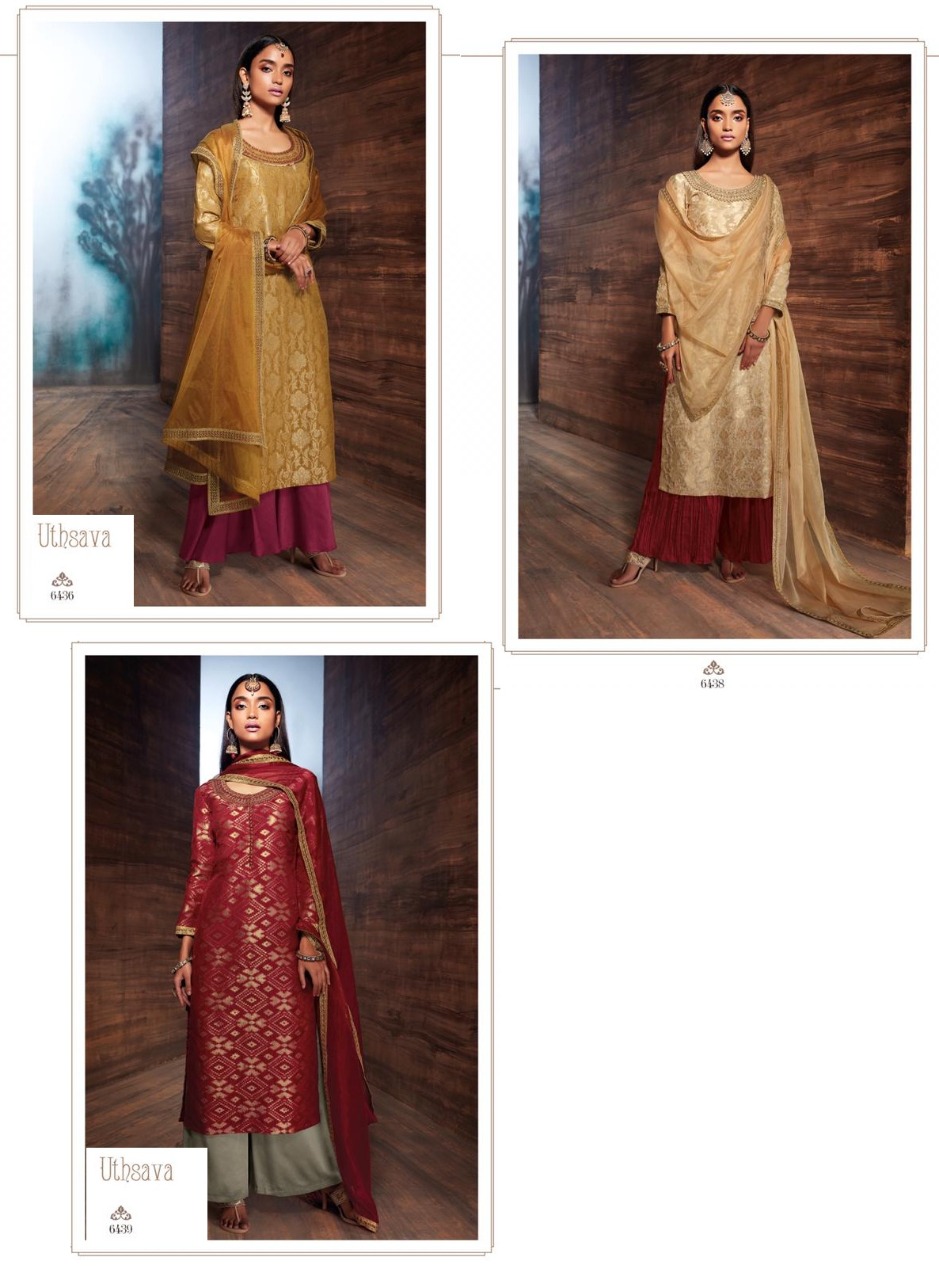 Ganga Fashion Designer Heavy Dress Material Single Available