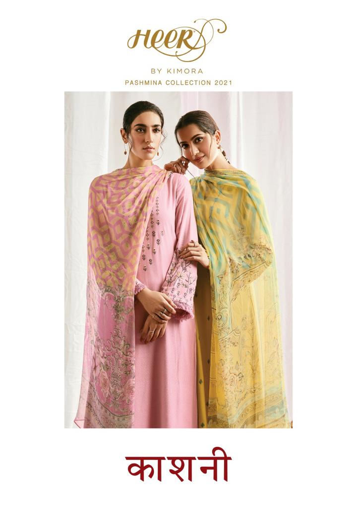 Kimora Fashion Heer Kaashnee Designer Printed Spun Wool With...