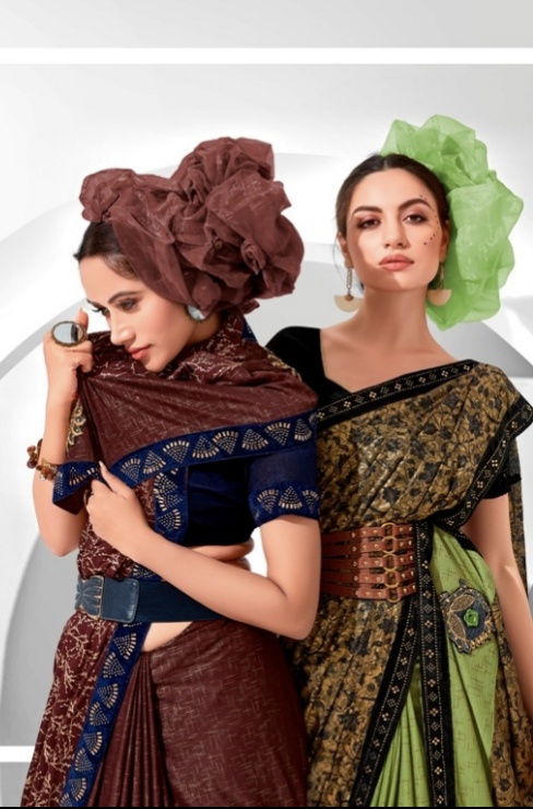 Kalista Oppo Imported Fabric Sarees Awesome Collection