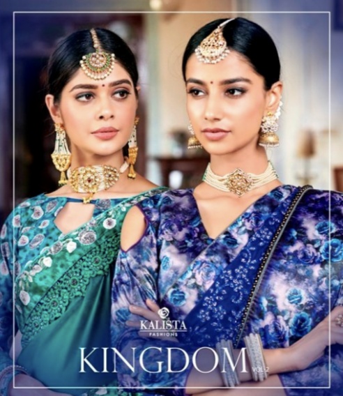 Kalista Kingdom Vol 2 Exclusively Satin Georgette Sarees For...