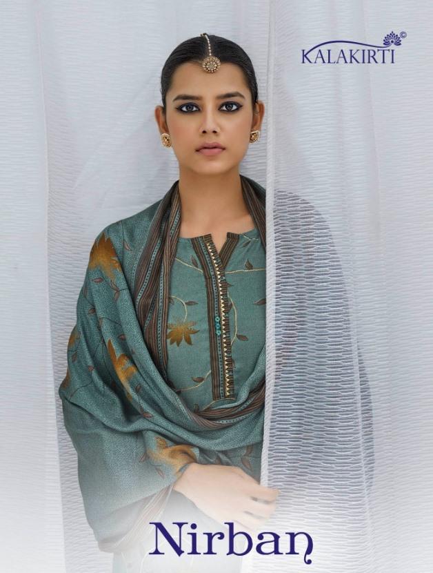 Kalakriti Nirban Foil Printed Pashmina Dobby Dress Material ...