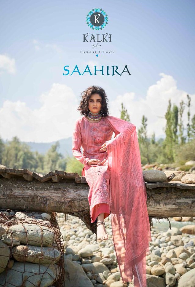 Kalki Fashion Saahira Digital Printed Pure Pashmina With Han...