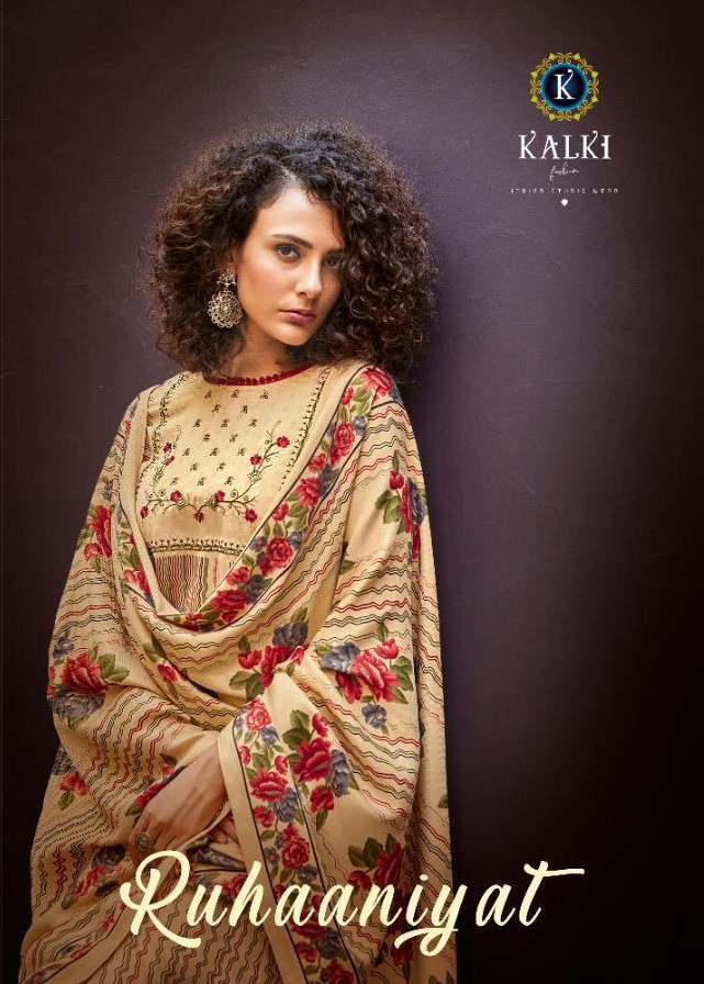 Kalki Fashion Ruhaniyat Pure Self Woven Pashmina With Work D...