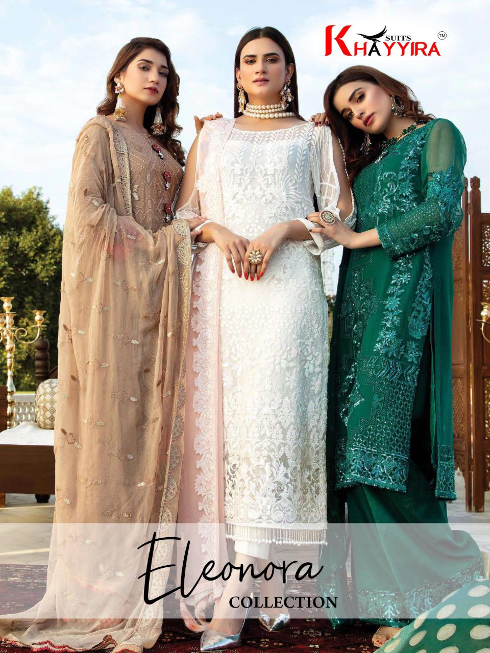 Khayyira Suits Eleonora Collection Georgette With Heavy Embr...