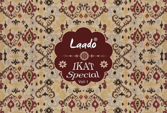 Laado Ikat Special Vol 1 Printed Cotton Dress Material At Wh...