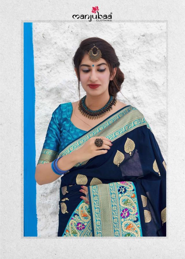 Manjubaa Clothing Maithili Silk Designer Silk Sarees Collect...