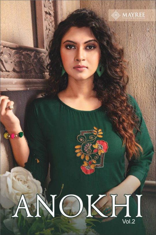 Mayree Anokhi Vol 2 Designer Rayon With Embroidery Work Read...