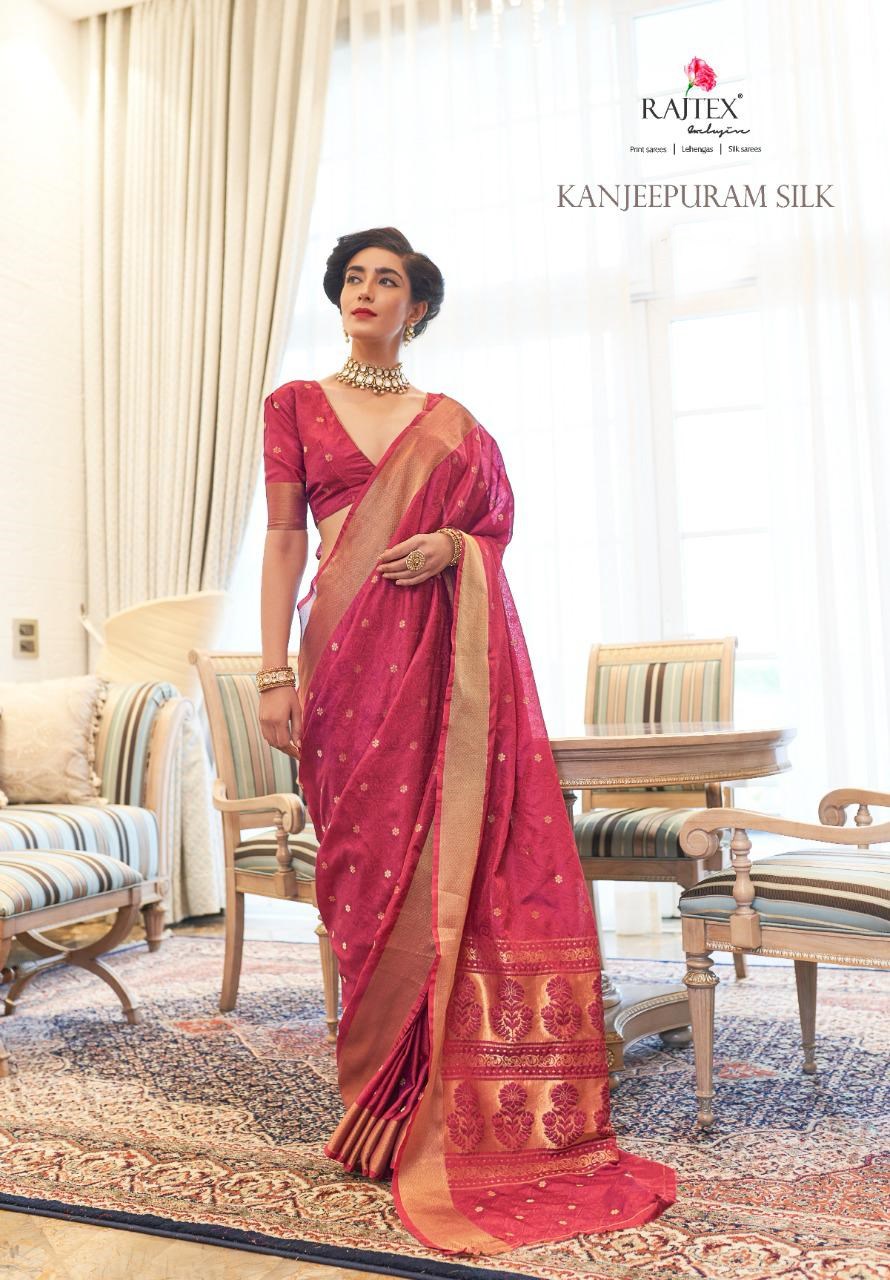 Rajtex Kanjeepuram Silk Designer Pure Kanjivaram Silk Sarees...