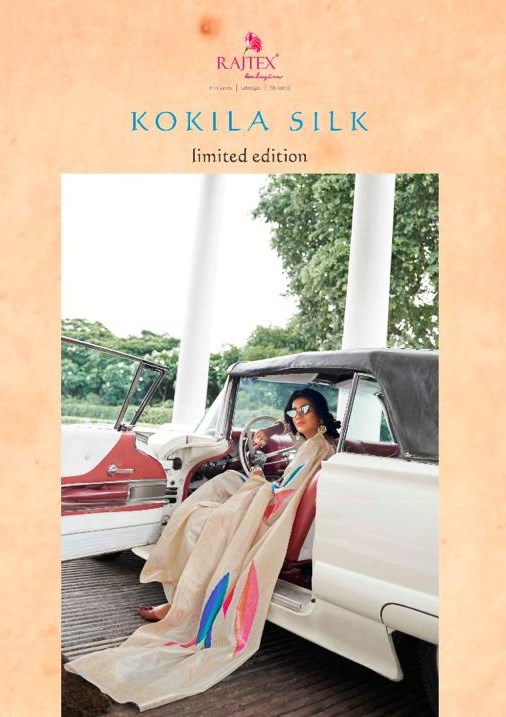 Rajtex Sarees Kokila Silk 98002 Colors Designer Krystal Silk...