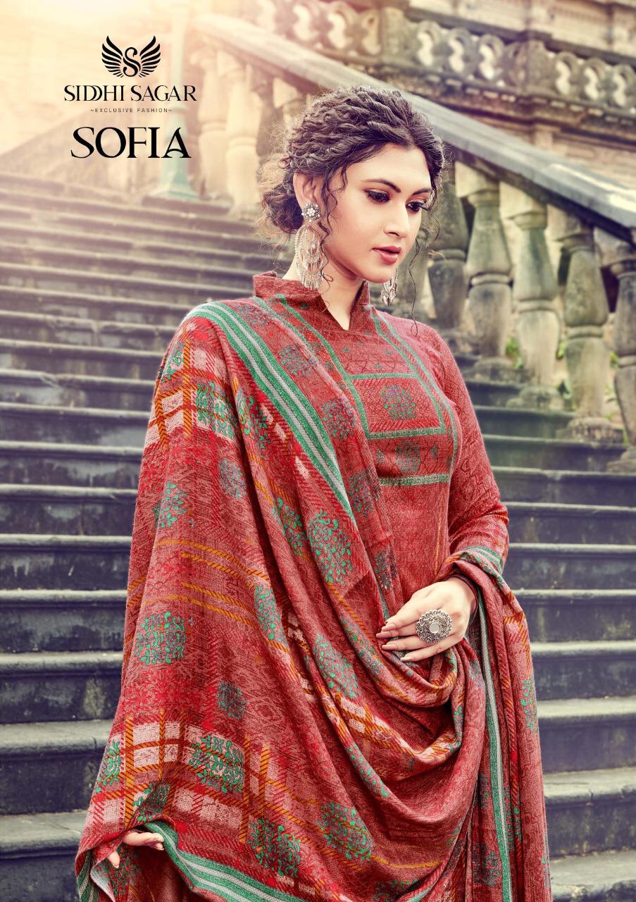 Siddhi Sagar Sofia Digital Printed Pure Pashmina Dress Mater...