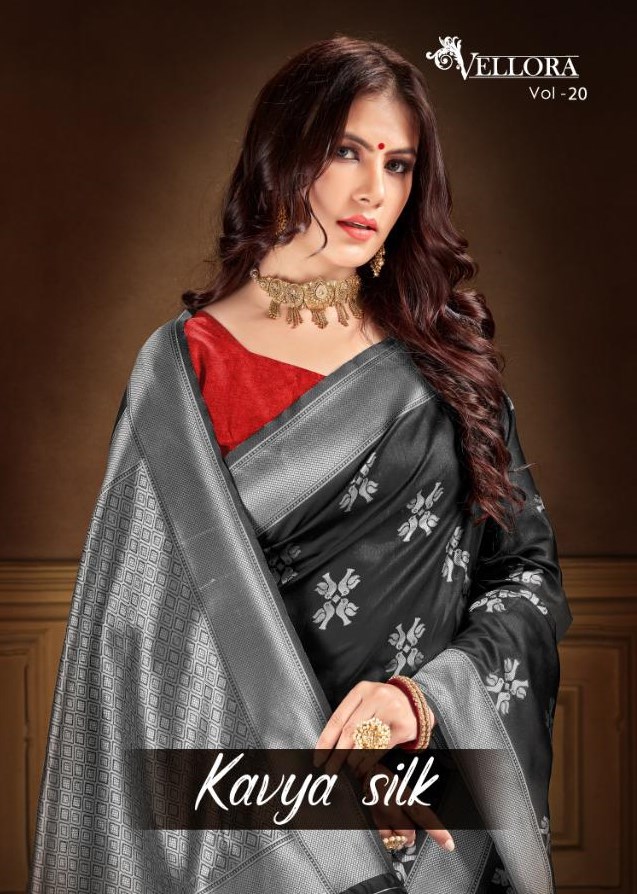 Vellora Vol 20 Kavya Silk Designer Banarasi Silk Sarees Coll...
