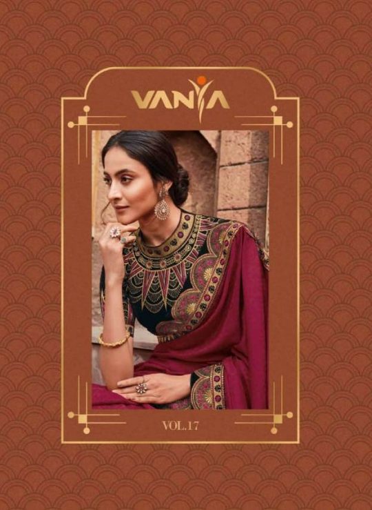 Vanya Designer Vanya Vol 17 Designer Fancy Fabric With Work ...