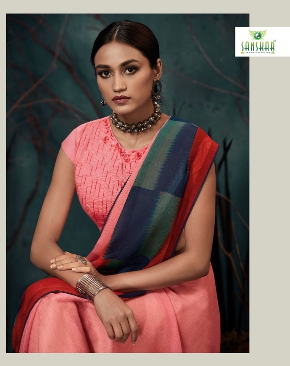 Sanskaar Kanghan Vol 2 Latest Chiffon Sarees At Wholesale Ra...