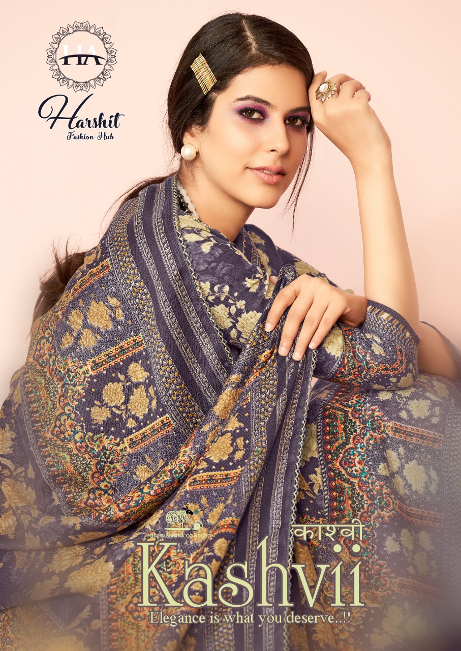 Alok Suits Harshit Fashion Kashvii Pure Wool Pashmina Design...