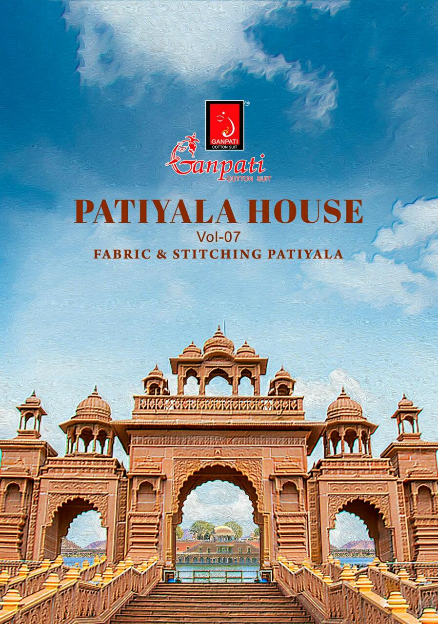 Ganpati Patiyala House Vol 7 Printed Cotton Readymade Patial...