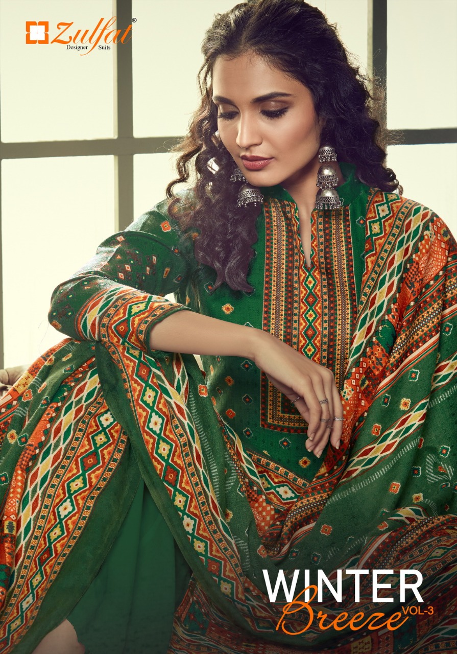 Zulfat Breeze Vol 3 Pashmina Dress Materials New Collection ...