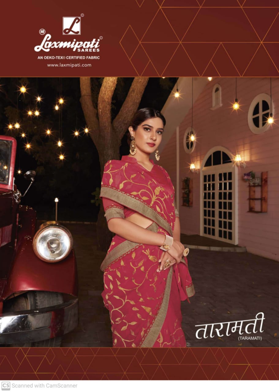 Laxmipati Sarees Taramati Designer Fancy Fabric Sarees Colle...