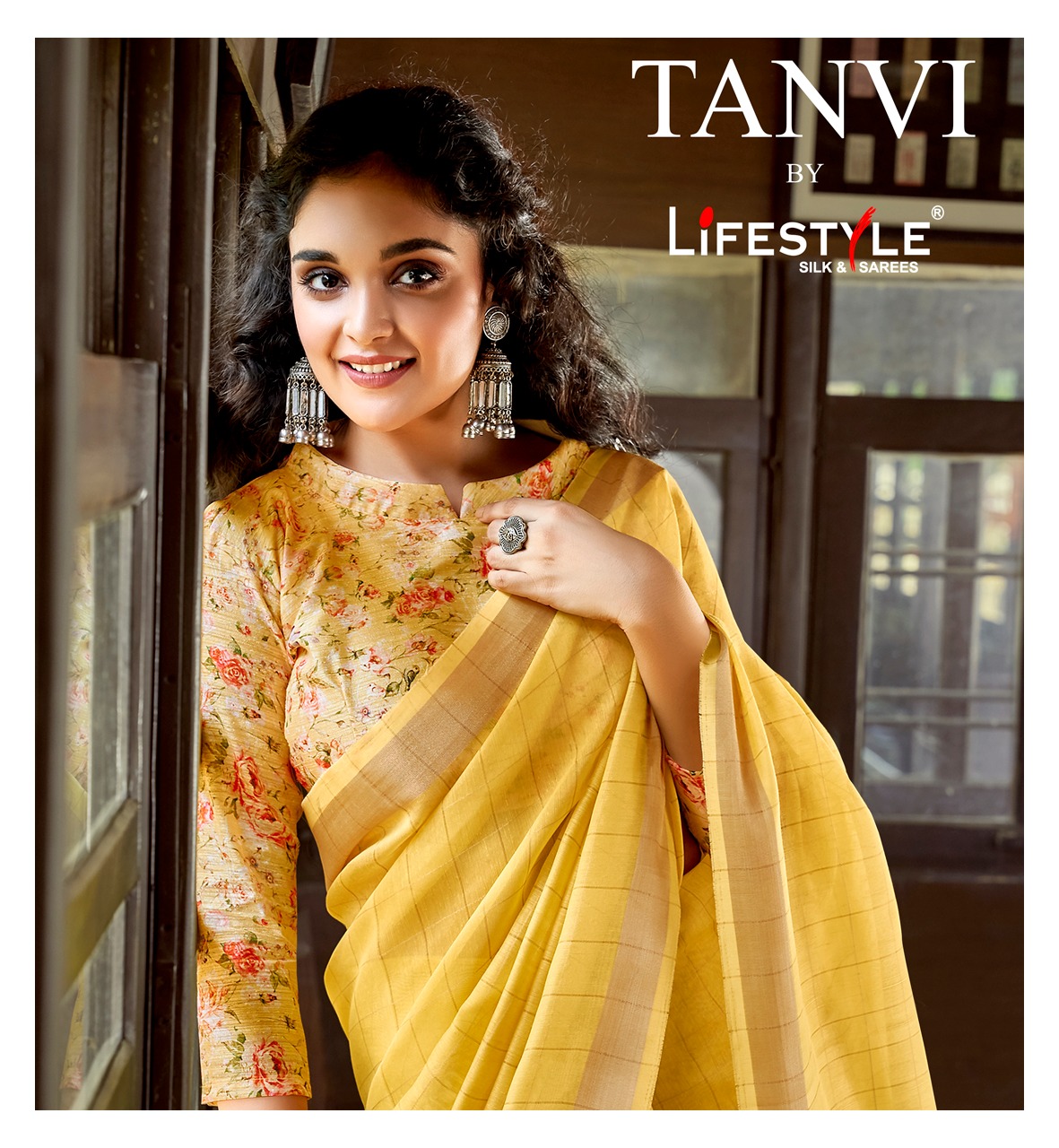 Lifestyle Sarees Tanvi Linen Cotton Sarees Collection At Who...