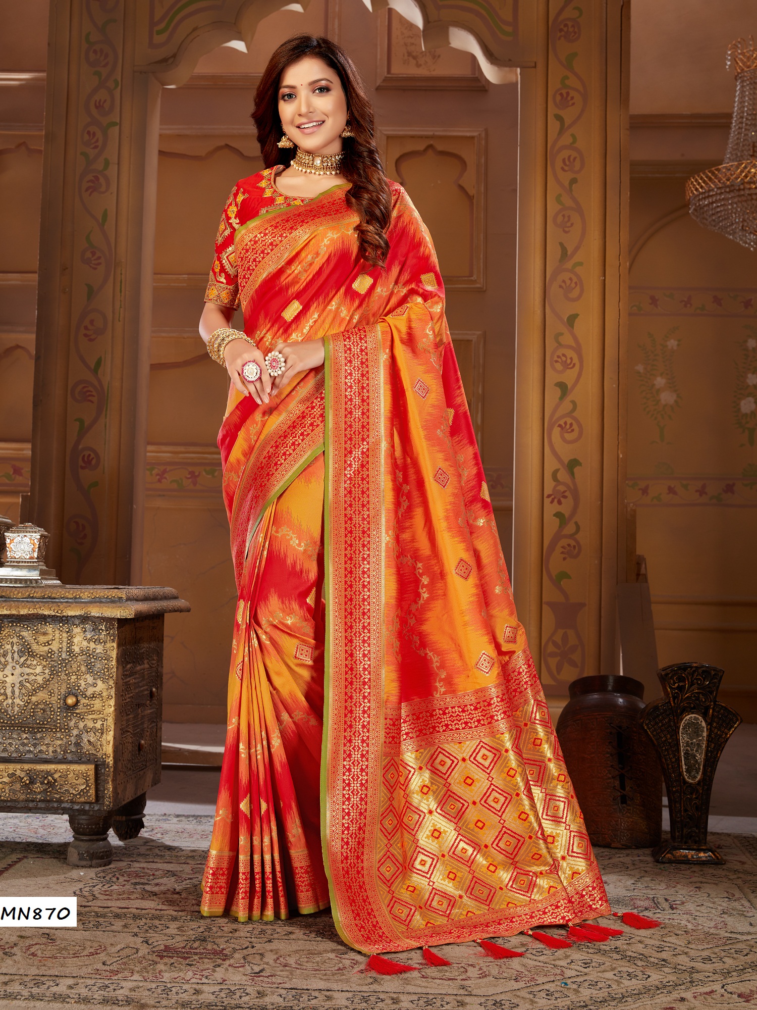 Manohari Roohi Vol 10 Heavy Silk Weaving Jacquard Sarees Col...
