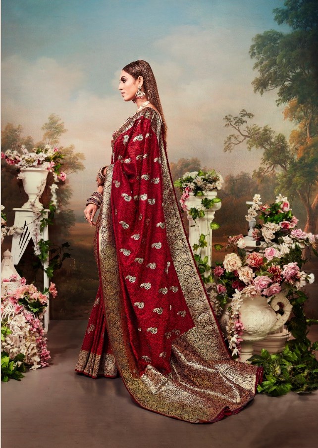 Monjolika Fashion Miharika Silk Traditional Banarasi Silk Sa...
