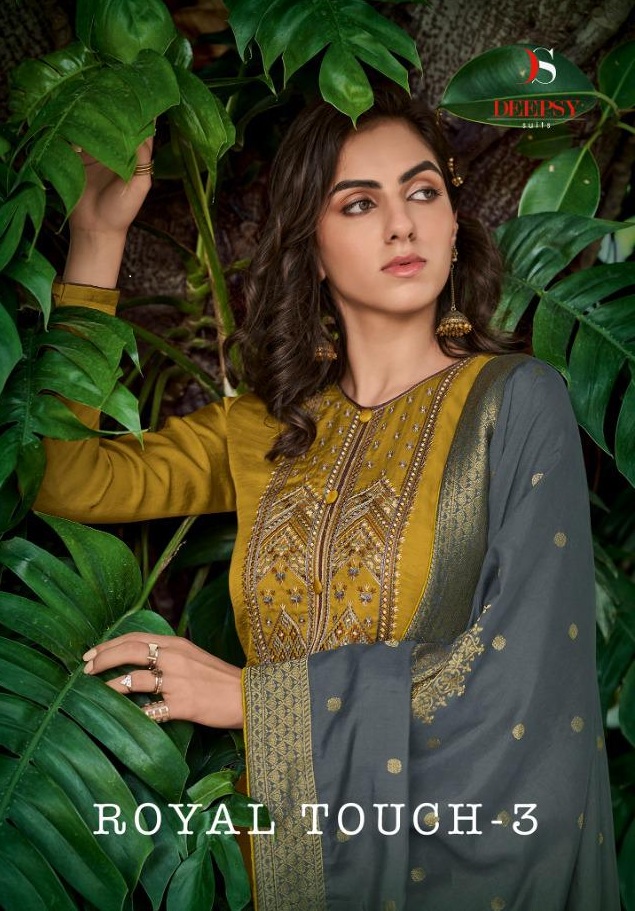 Deepsy Suits Royal Touch Vol 3 Mini Silk With Embroidery Wor...