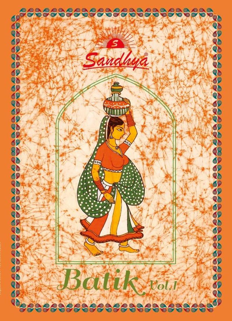 Sandhya Batik Vol 1 Printed Cotton Dress Material Collection...