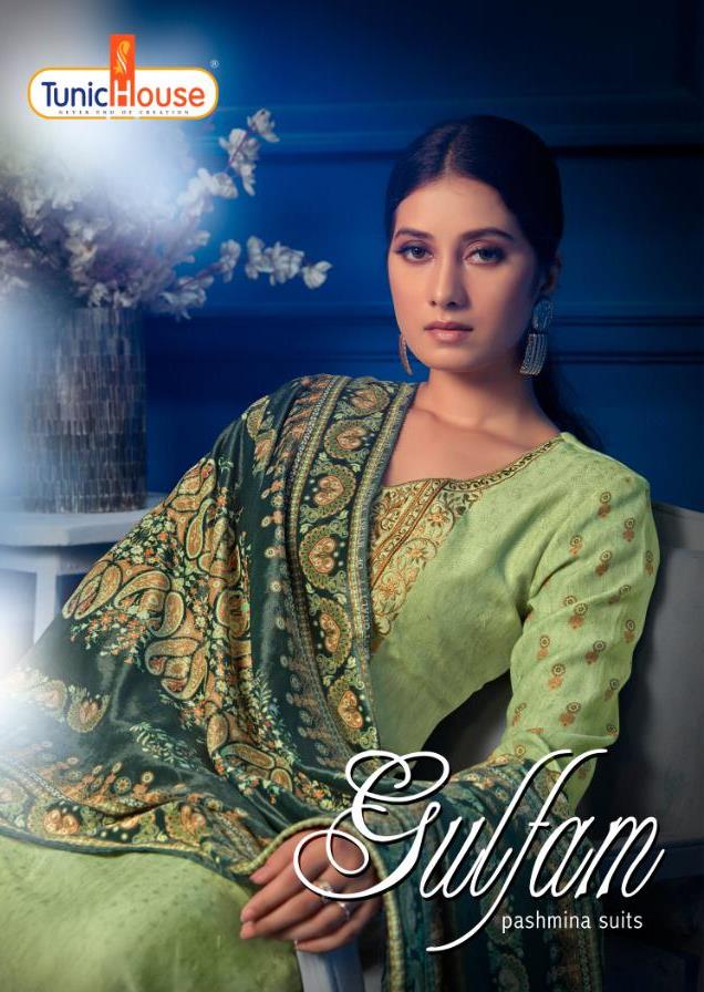 Tunic House Gulfam Digital Printed Pashmina With Embroidery ...