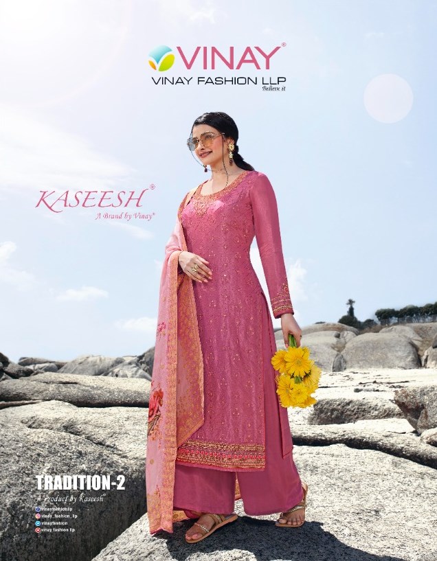 Vinay Fashion Kaseesh Tradition Vol 2 Digital Printed Tusser...