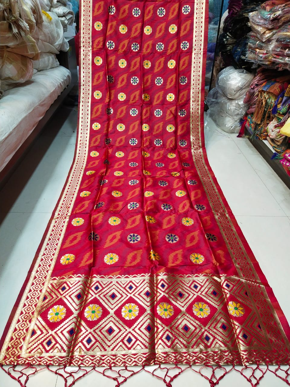 Banarasi Silk Dupatta Vol 3 Designer Banarasi Silk Dupatta A...
