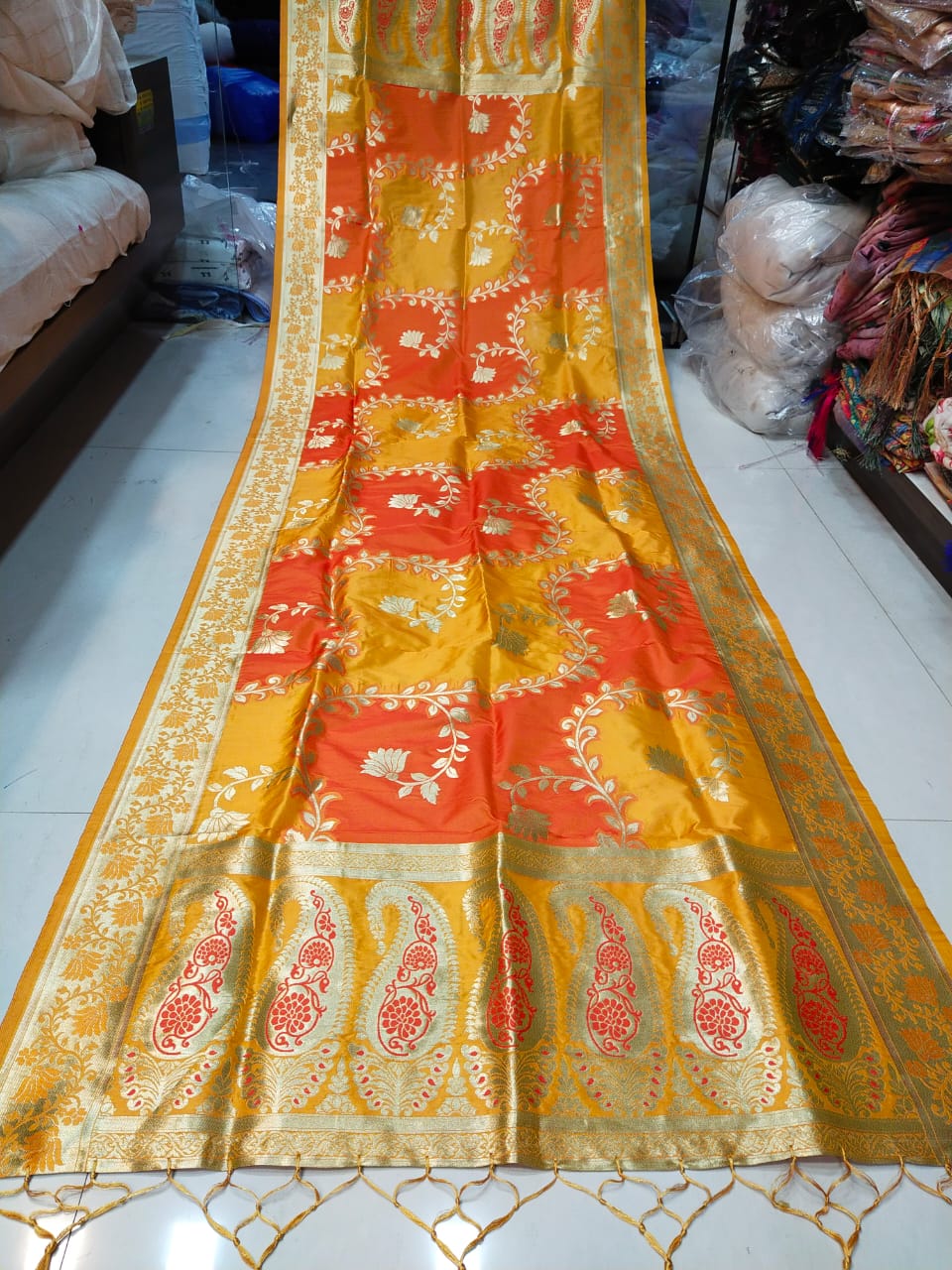 Banarasi Silk Dupatta Vol 2 Designer Banarasi Silk Dupatta A...