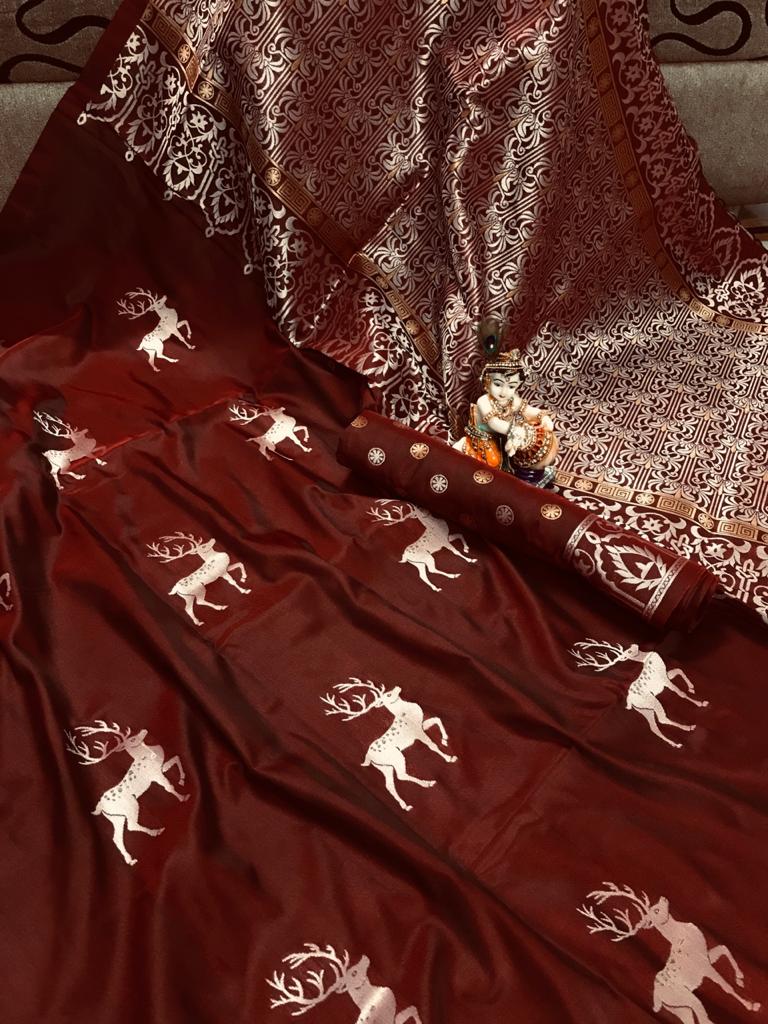 Two Tone Silk Sarees Party Wear Collection At Best Price