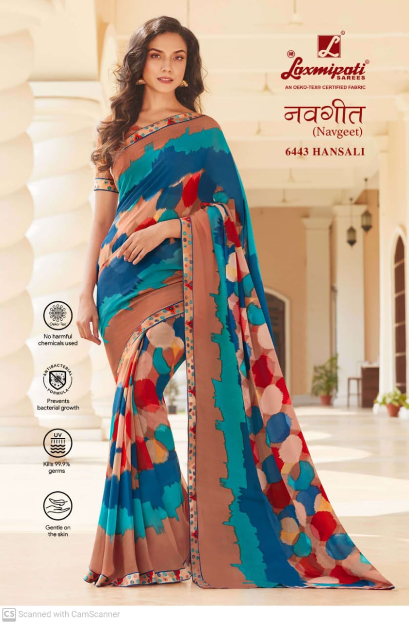 Laxmiati Navgeet Latest Pure Georgette Sarees Collection At ...