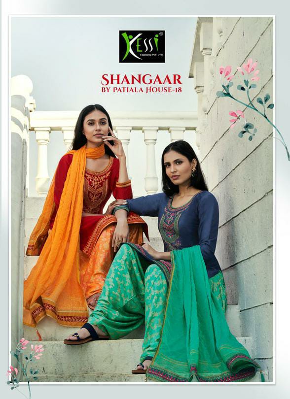Kessi Fabrics Shangar By Patiyala House Vol 18 Jam Silk With...