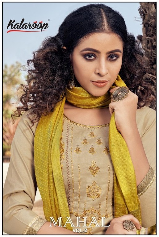 Kessi Fabrics Kajree Kalaroop Mahal Vol 2 Jam Silk With Embr...