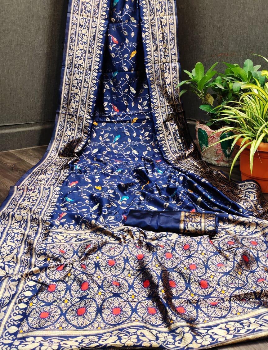 Latest Non Catalog Soft Silk Traditional Sarees Collection A...