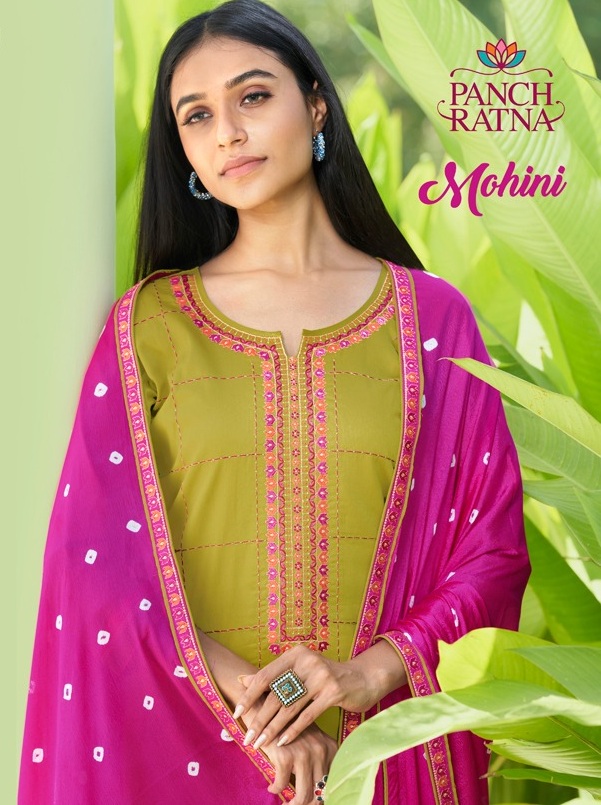Kessi Fabrics Panch Ratna Mohini Jam Silk With Embroidery Wo...