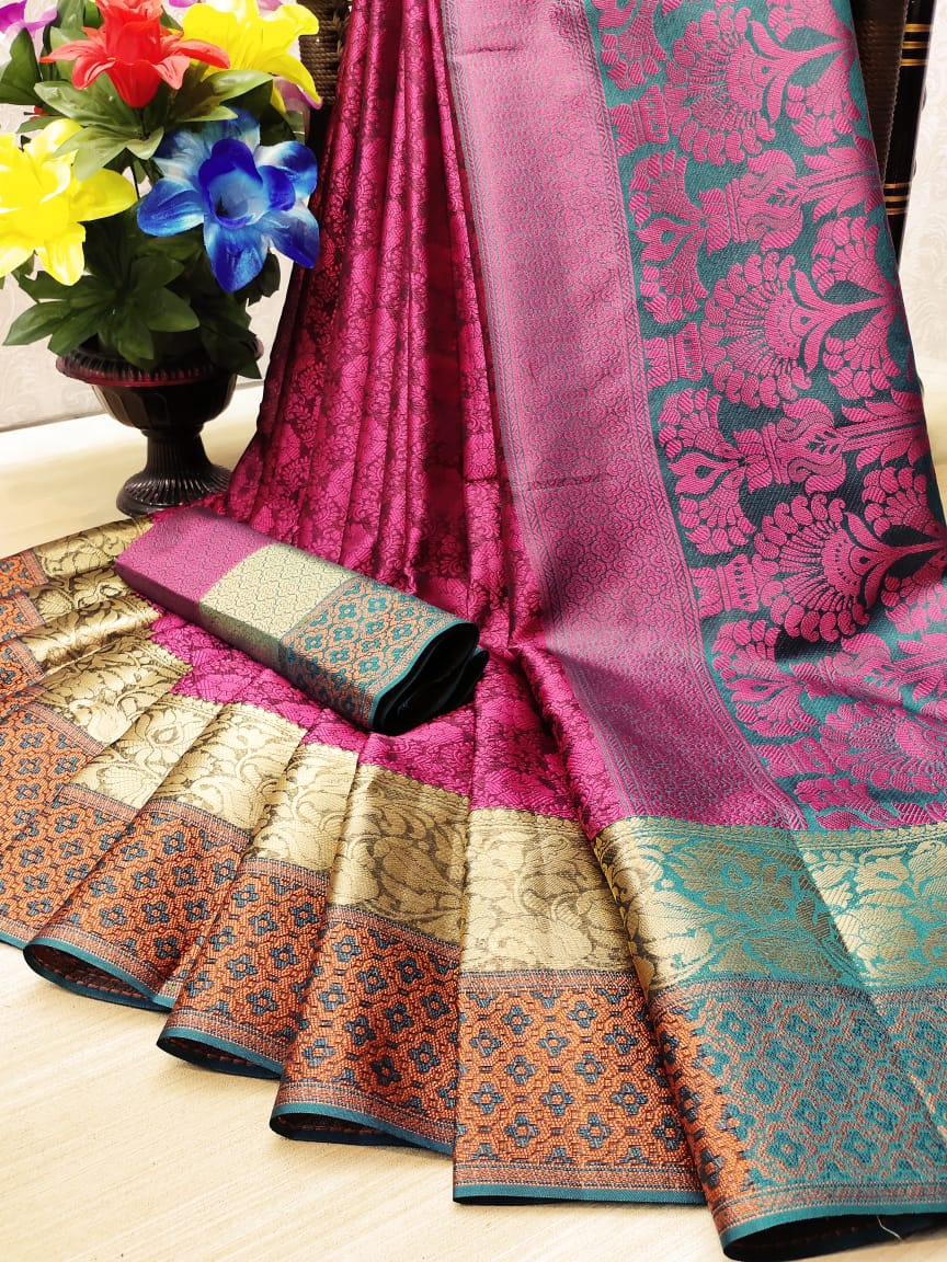 Latest Non Catalog Pure Kota Muslin Silk With Rich Pallu Sar...